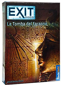 Giochi Uniti - Exit La Tomba del Faraone, Escape room, Edizione italiana, GU565, dai 7 ai 99 anni
