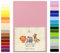 Soft Dream Spannbettlaken 80x160 cm Puderrosa - 100% gekämmte Baumwolle Jersey - Premium Qualität - Spannbetttuch für Kinderbett Juniorbett - OekoTex Zertifiziert - Made in EU - 80x160cm Puderrosa