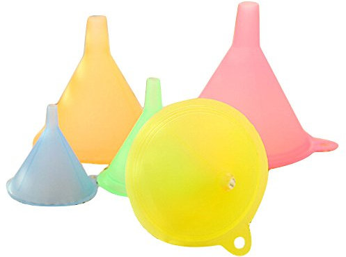Liquid PCS Large Oil Medium Funnel Kitchen Variety Plastic Colorful 5 Set Small Kitchen，Dining & Bar Tasty Kitchenware Kids (Multicolor, One Size)