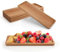YKUKIZEE 4 Pack Wooden Boards for Serving Food 29x11cm, Acacia Wood Serving Platter, Wooden Serving Tray for Sushi Fruit Appetizer Cheese