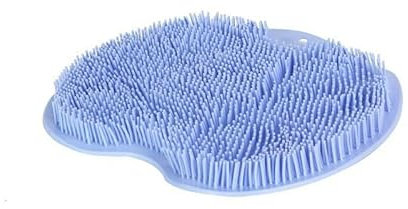 RQzaufania Brosse à Pieds Pour Douche, Tapis de Massage Nettoyant Pour Pieds Avec Aspiration Antidérapante, Nettoie, Exfolie, Masse Vos Pieds Sans Se Pencher (Bleu)