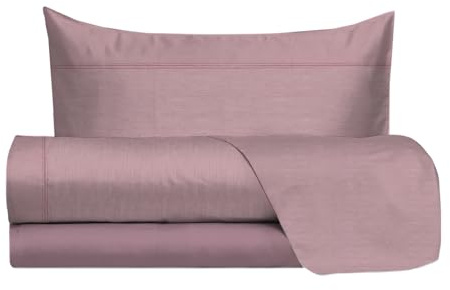 hermet Juego de sábanas para Cama Individual, 100% algodón, Juego de Cama, 1 Plaza, fantasía Efecto Tela, sábana encimera + sábana Bajera + Funda de Almohada