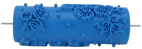 COCOYUEMA Rullo di vernice strutturato, materiale in gomma, per decorazioni domestiche fai te, rinnovamento di pareti e mobili, applicatore di motivi decorativi, facile pulire, (096Y)