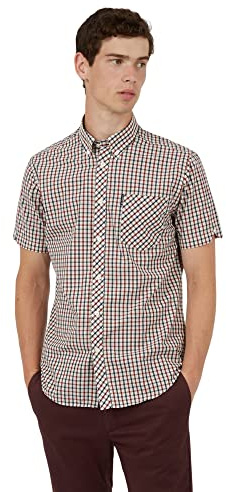 Ben Sherman SS Signature House Check Camisa para Hombre