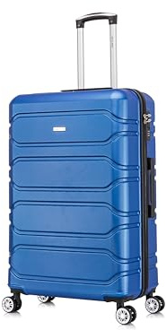 29 Large Suitcase Check in Suitcase Super Lightweight 4 Wheel Dual Spinner ABS Hard Shell Luggage with Built in 3-Digit Combination Lock for 23kg 100 Litre