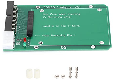 YUEHISY Adaptateur IDE à Pata, Ordinateur Portable du Disque Dur à 44 Broches IDE à 40 Broches de 3,5 Pouces de Bureau Pata Pata, pour 98se Me 2000 Vista