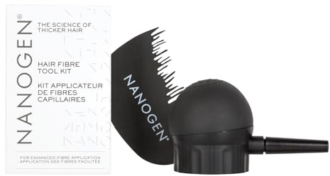 Nanogen Hair Fibre Applicator Kit | Precision Spray Applicator & Hairline Guide for Fuller Looking Hairline, Targeted Coverage for Thinning Areas, Works with Nanogen Keratin Hair Fibres 15g & 30g