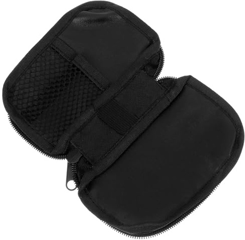 AMUSLESUR Bolsa Organizadora para Suministros para Diabéticos, Estuche de Viaje Cremallera para Monitor de Glucosa, 2 Piezas, Resistente y Compacto para Transporte Seguro de Insulina