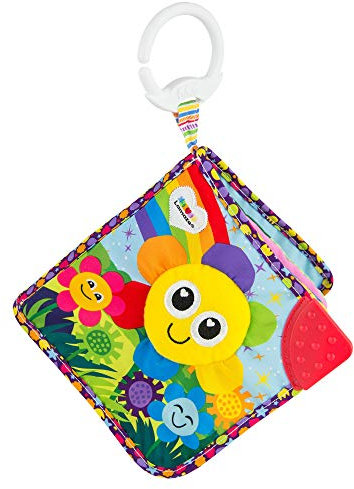 Lamaze Baby Spielzeug Farbenbuch Clip & Go, das hochwertige Kleinkindspielzeug. Das quietschbunte Stoffbuch stimuliert die Sinne und ist das perfekte Kinderwagen- und Greifspielzeug ab 0 Jahren