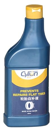 Sellador de neumáticos – Sellador de neumáticos sin cámara de ciclismo de 400 ml – Previene y repara neumáticos pinchados, sellador de reparación de pinchazos de tubos, herramienta para vehículos de