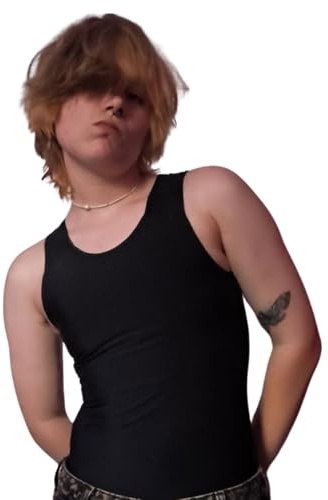 Wonababi Corsetti da nuoto, fascia toracica transgender con pull-on, top da costume per FTM, queer