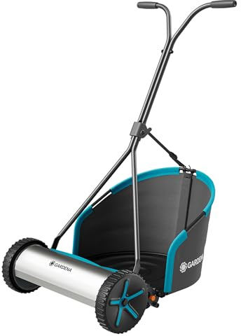 Gardena Spindelmäher Plus 400 Cylinder Lawnmowers: Englischer Rasen, 40 cm Schnittbreite, Kabellos, Mit Grasfangkorb, Für Rasenflächen bis zu 250 m² (11765-20)