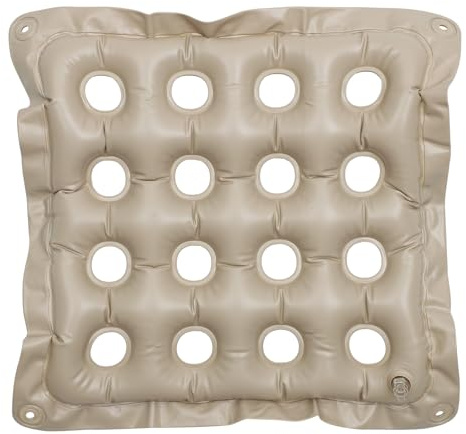 EXHUMKY Cojín de Asiento Inflable Cuadrado para Silla de Oficina y Camping, Material Resistente Humedad, Adecuado para Uso en Exteriores y Comedor