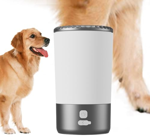 Pulitore Per Zampe Di Cane - Dispositivo Elettrico Per Lavare Le Zampe Di Gatto | Detergente Automatico Per Piedi Per Animali Domestici Fangosi, Lavapiedi Per Cuccioli Animali Domestici Professionisti