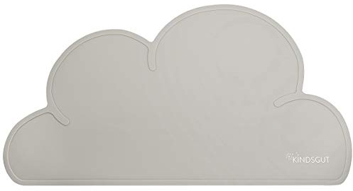 Kindsgut Platzdeckchen Wolke, Tischset, Unterlage in kinderfreundlichem Design und dezenten Farben, frei von BPA, Taupe