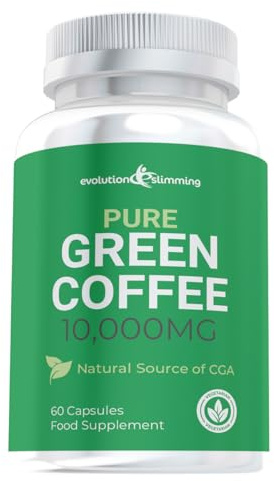 Green Coffee Bean Pure 10,000mg - Natural Source of CGA