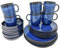 Villeroy & Boch Lave Bleu 24 tlg. Tafelservice Komplettset blau
