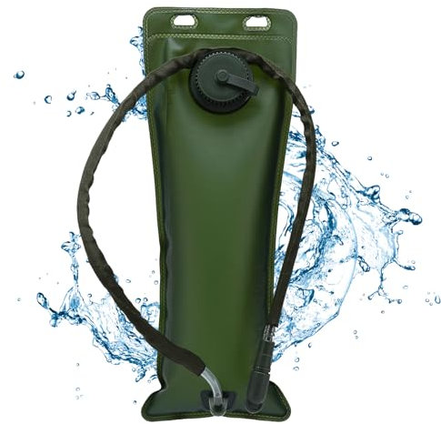 Doukesh 3 l 3L Trinkblase Wasserblase für Trinkrucksack Trinkbeutel Trinksack Hydration Bladder Hydration Blase Staubdichte und Antimikrobielle Wasserbehälter BPA Frei Wasserbeutel für Rucksack