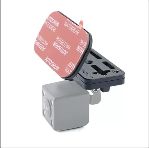 No Drilling No Screws Easy Install Magnetic Attraction Vehicle Rear Camera Holder,Back Windshield Backup Camera Mount, Dash Cam Mirror Camera Reverse Camera Bracket (black)