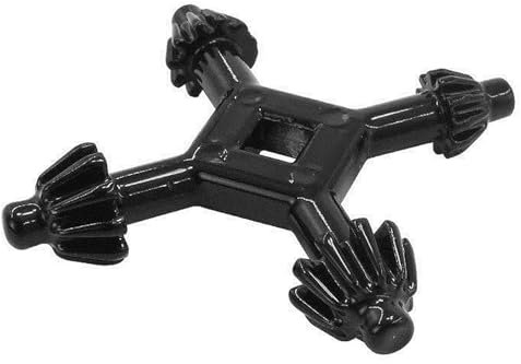 4-in-1 Drill Chuck Key for Tightening and Loosening, Heavy-Duty Steel, Universal Compatibility, Fits Most Drills and Power Tool Chucks