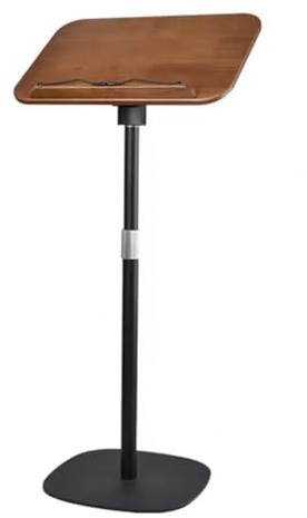 JIANSMZ Portable Lifting Podium Stand for Churches Adjustable Lectern Desk with Inclined Reading Surface for Easy Assembly and Floor Standing Services