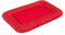KAHU® Hundebett mit Viscoschaum (50x76cm) • Orthopädischer Hundekorb mit Memory-Schaum • Weiches & Pflegeleichtes Hundebett • Schmutz & Wasserabweisendes Hundekissen • Farbe: Rot