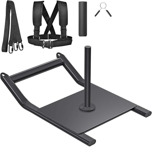 Kipika Trineo de Peso, Trineo de Entrenamiento, Trineo de Entrenamiento de Fuerza de Fitness, Trineo de Entrenamiento de Velocidad para Ejercicio atlético, Mejora de Velocidad, fácil a través de