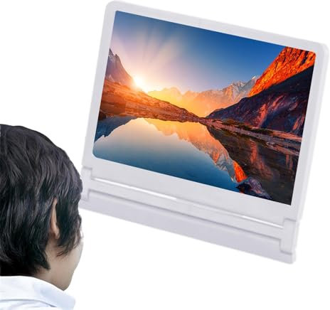 Lupa de pantalla móvil, ampliador de pantalla para teléfono móvil, protector de ojos, proyector de películas, ampliador de pantalla para visión mejorada, accesorio práctico para smartphone