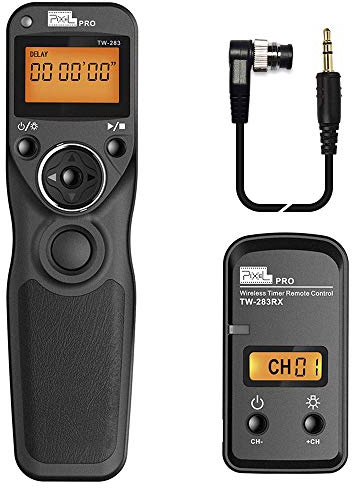 Pixel TW-283 DC0 Wireless Camrea Shutter Release Remote Control Compatible for Nikon Cameras D800 D810 D850 D700 D500 D300