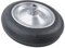 BPA Schubkarrenrad Vollgummi Vollgummireifen Schubkarre 3.50-8 | mit Kugellager | ohne Achse | Stahlfelge Silber | Raddurchmesser 33cm | Achsdurchmesser 20mm | Nabenlänge 12,5cm | extra wintergeeignet