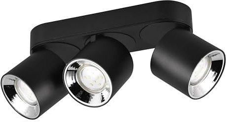 Trio Leuchten Einbau- & Aufbauleuchte Guayana 651000332, Metall Schwarz matt, exkl. 1x GU10