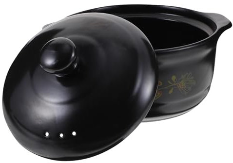 KICHOUSE Cacerola De Gas De Para Estofado Olla De Para Sopa Resistente Altas Temperaturas Para Cocina Tradicional