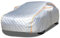 Hagelschütze Autoabdeckung Für Volvo V40 2012-2019, Auto Plane Abdeckung Winter Autoabdeckung Outdoor Wasserdicht，Verdickter Autodeckel，Autoabdeckung gegen Hagel(Silver Orange)