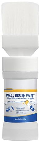 Generisch Weiße Wandfarbe - Wandreparaturfarbe, Latexfarbe | 180g weiße Farbe zum Reparieren von Wänden, Dachfarbe, Retusche -Farbe für weiße Wände