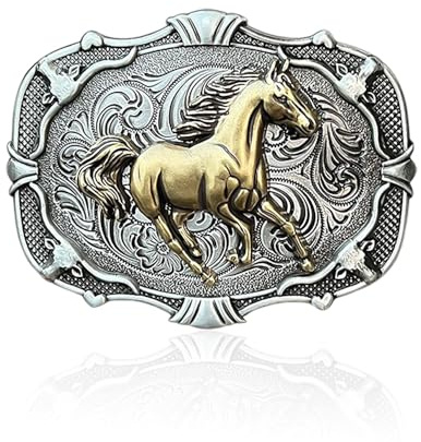Hebilla Del Cinturón De Pony De 1 Pieza, Metal Creativo, Elee, Elee, Hebilla De Reemplazo Vintage Para Hombres, Decoración De Accesorios De Cinturón.