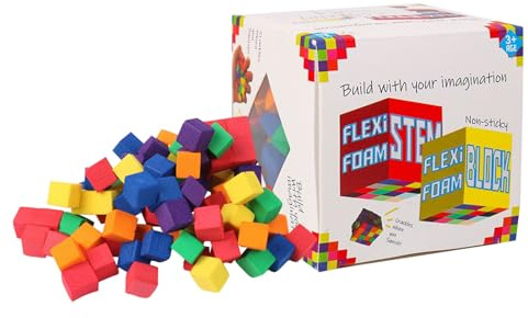 gifyym Conteggio dei dadi - Blocchi impilabili - Blocchi impilabili Per Bambini | Mattone di montaggio colorato Per Bambini in età prescolare E Ordina | Manipolativo Per Neonati, Bambini E Ragazze