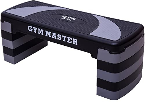 GYM MASTER Adjustable Aerobic Step Platform with 5 Height Settings