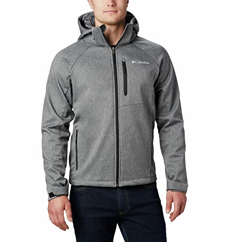 Columbia Cascade Ridge 2 Softshell, Giacca Uomo, Charcoal Heather, XS