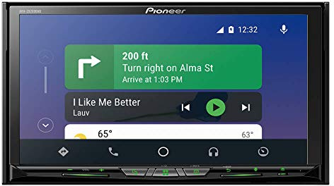 Pioneer AVH-Z9200DABAN 2-DIN multimediaspelare, DAB-antenn ingår, utfällningsbar 7-tum ClearType pekskärm, smarttelefon-anslutning, Apple Car Play, Android Auto, Bluetooth, 13-band grafisk equalizer