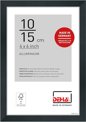 DEHA Design Porträtt bildram i aluminium Tribeca, 10x15 cm, Silver