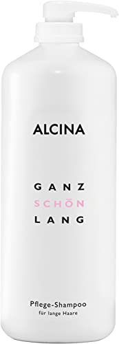 ALCINA Ganz Schön Lang Pflege-Shampoo | 1 x 1250 ml | verleiht Geschmeidigkeit | glänzendes Haar | schenkt Sprungkraft | pflegt dein Haar