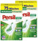 Persil Power Bars Universal Waschmittel 150 WL (2 x 75 Waschladungen), vordosiertes Vollwaschmittel mit biologisch abbaubarem Schutzfilm, für reine Wäsche & hygienische Frische für die Maschine