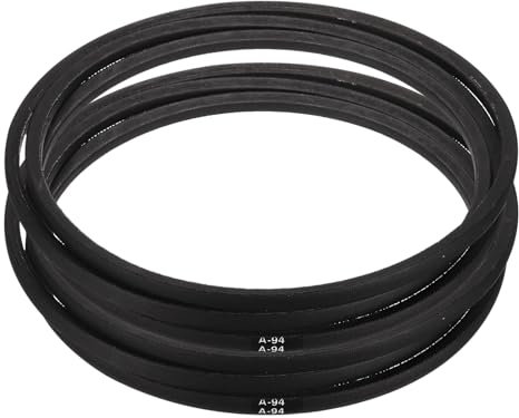 sourcing map 2pcs A94 or 4L960 Classic Wrapped Rubber V-Belt, 94(2388mm) Inside Circumference, A Profile V Belt