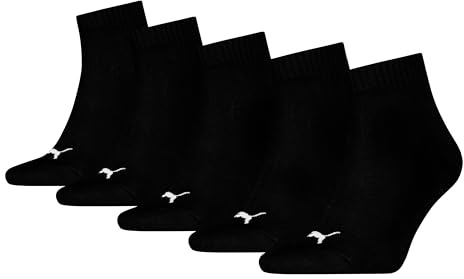 PUMA Mixte Unisex Plain Quarter, Noir, 43-46 EU