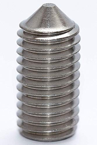10 Stück Gewindestifte mit Spitze VA2 Madenschrauben DIN 914 M8x16