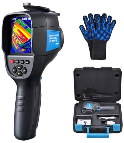 TOPDON ITC629 Wärmebildkamera, 220x160 IR-Auflösung Thermal Camera, -20℃ bis +450℃ Testbereich, 0.07 ℃ Empfindlichkeit, 3.2 Zoll Display, 3GB Integrierter Speicher