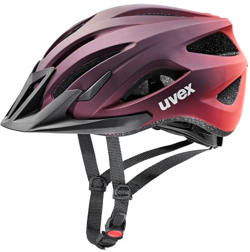 uvex Viva 3 Fahrradhelm, Plum - Grapefruit matt, 56-62 cm
