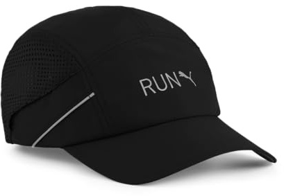 PUMA Hat Brand Model Lightweight Runner Cap Black