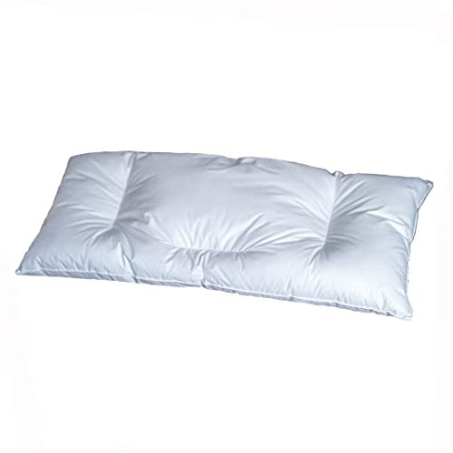 Stendebach Bauchschläferkissen AllYouNeed flach, weich und trotzdem stützend, Made in Germany (40 x 80 cm), Champagnerfarben