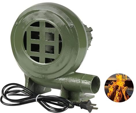 Souffleur De Forge De Forgeron Électrique - Briquets À Charbon Forge BBQ, Electrique Souffleur, 220V Ventilateur Électrique De Cheminée, Pour Camping/souffleur D'air De Cuisine En Plein Air(80W)